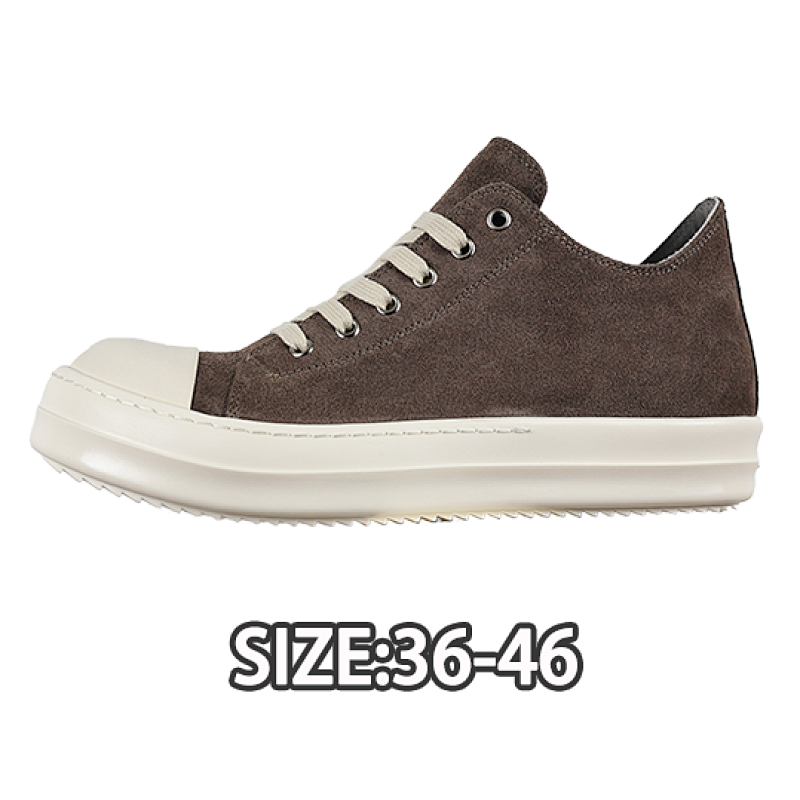 Rick Owens Mocha Brown Low-top Converse