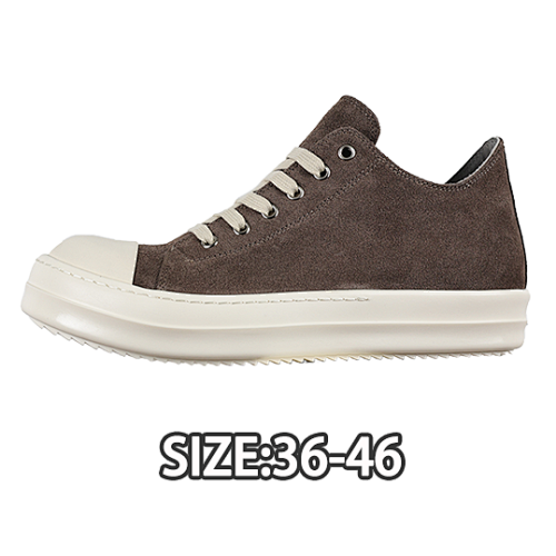 Rick Owens Mocha Brown Low-top Converse