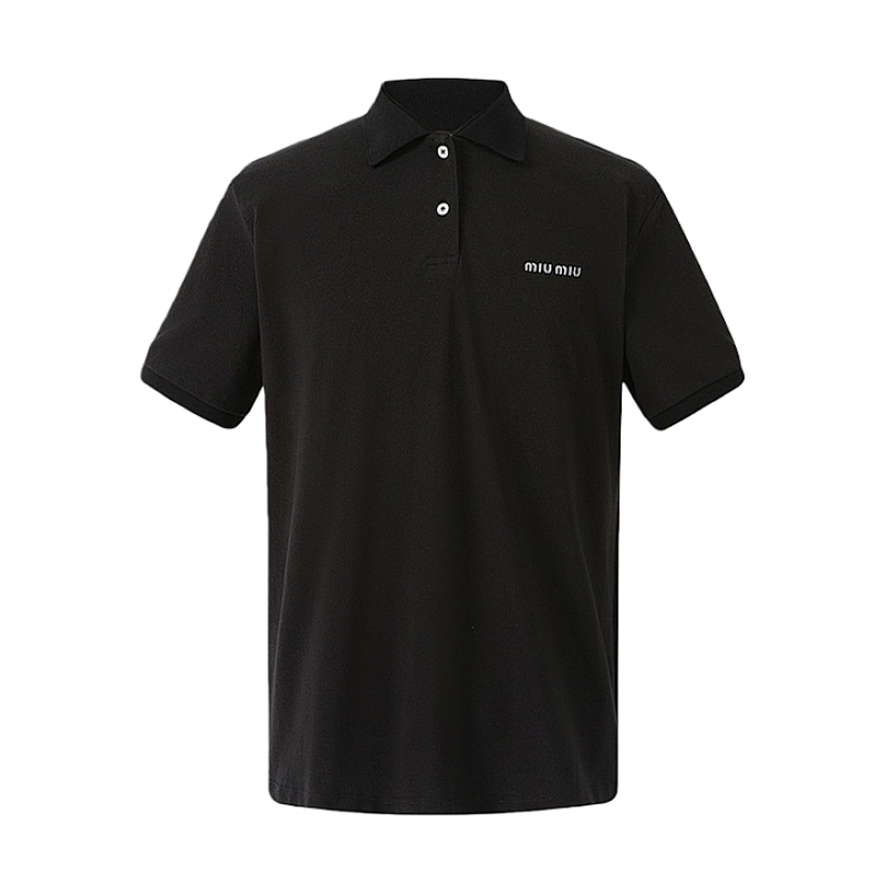 Micro-label Embroidered Polo Shirt