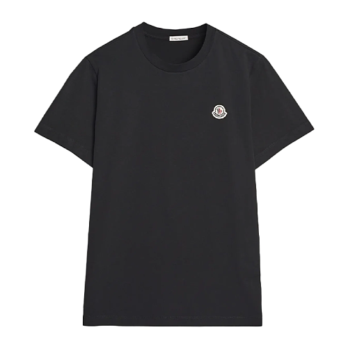 Solid-Color Short-Sleeve Crewneck T-Shirt With Logo