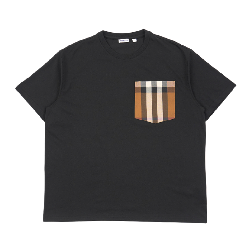 Large Checkered Pocket Short-sleeved Shirt
