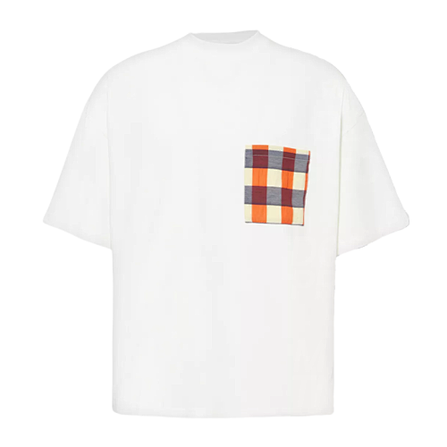 B V Pocket Plaid Short Sleeve