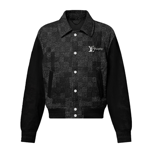 Chanel Handmade Pearl-embellished Checkered Jacket