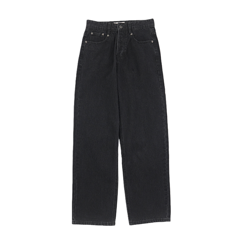 Patchwork Straight Leg Jeans
