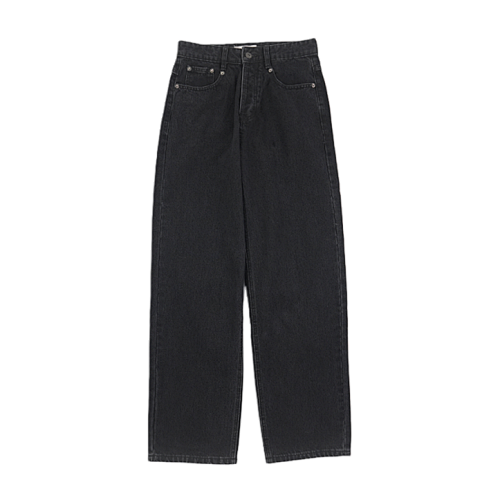 Patchwork Straight Leg Jeans