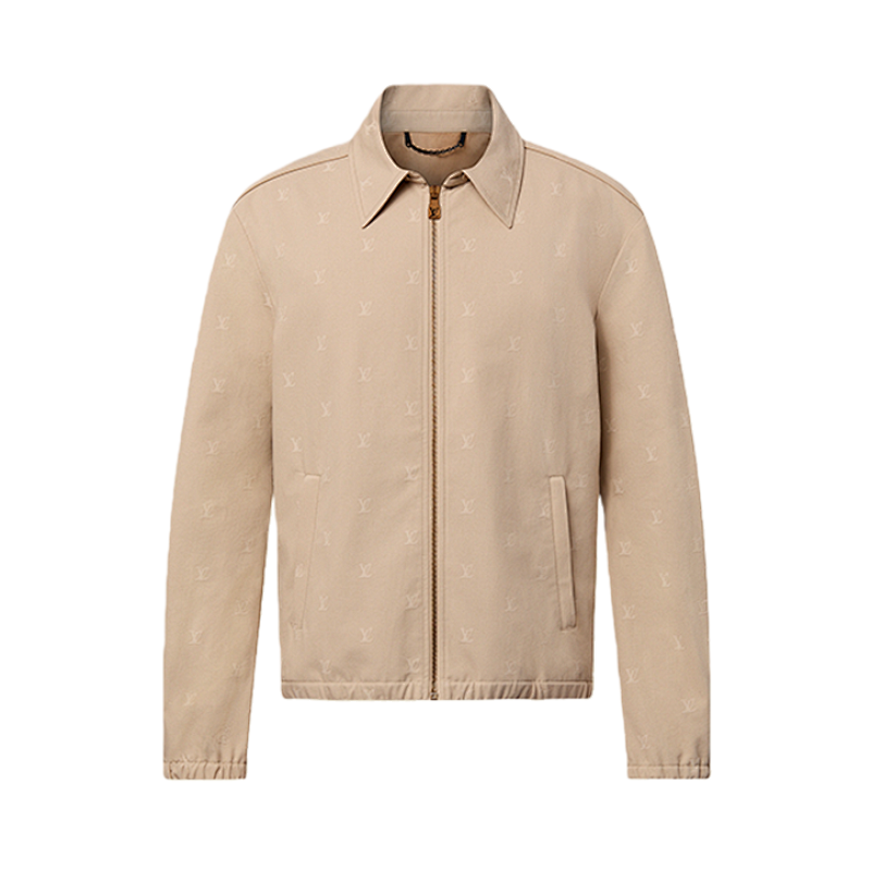 Heavy Mercerized Jacquard Jacket Khaki