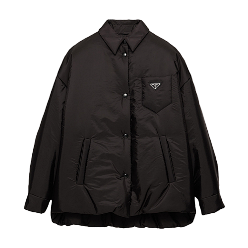 Logo Single-Breasted Long-Sleeve Jacket
