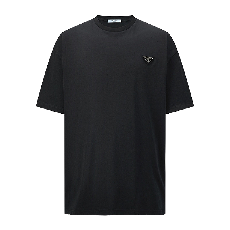 Washed And Naturally Distressed Short-sleeved Shirt With Steel Label