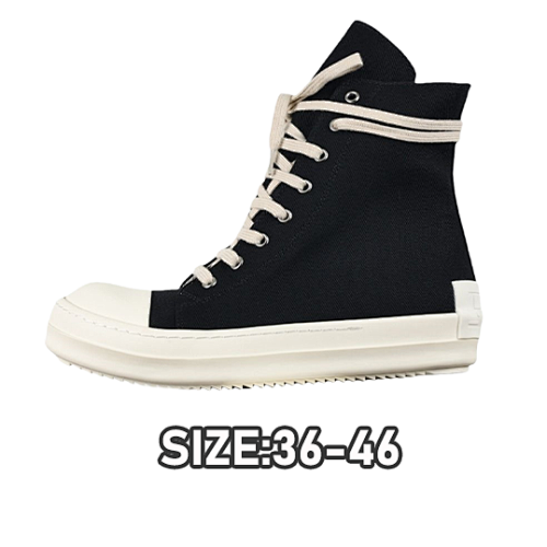 Rick Owens R O Watermelon Head High Top Canvas