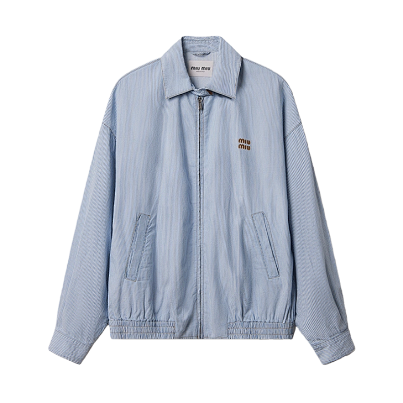 Striped Denim Jacket