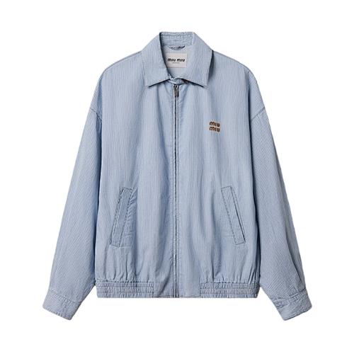 Striped Denim Jacket