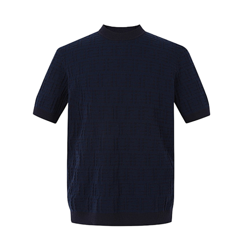 Fendi Royal Blue Cotton Double F Sellerid Pullover