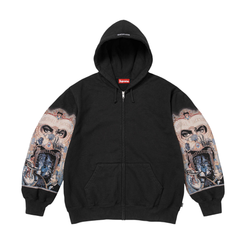Supreme Zip-up Hoodie Sweatshirt
