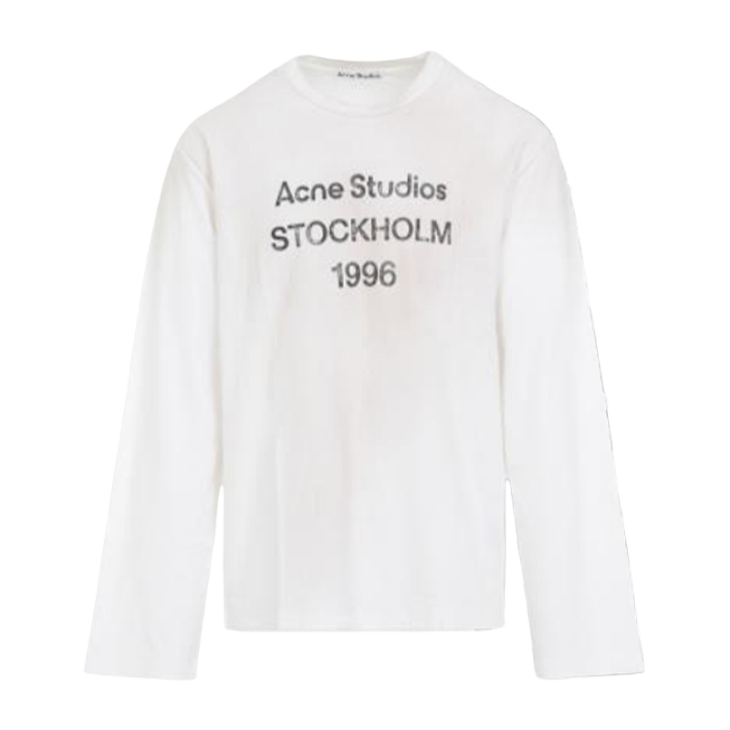 Ace Mottled Letter Print Long Sleeves
