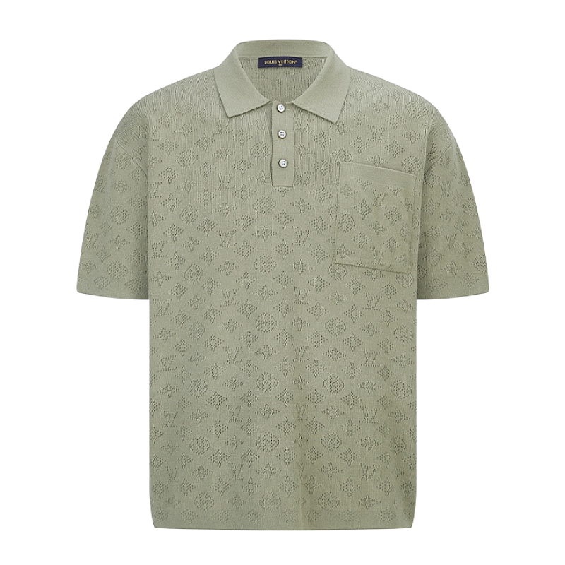 Louis Vuitton Openwork Jacquard Logo Knitwear