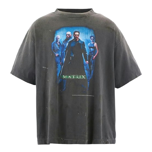 Matrix Print Short-Sleeve