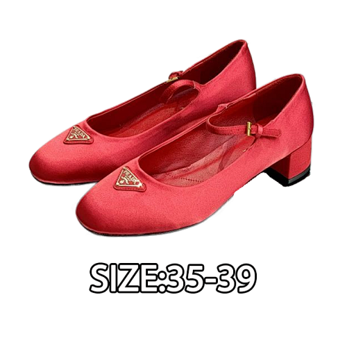 Prada Upper Available In Two Material Options Imported Lambskin Or Silk Satin Paired With A Lamb