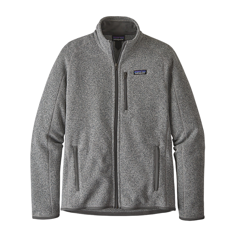 Zip-up Stand Collar Fleece Jacket Grey