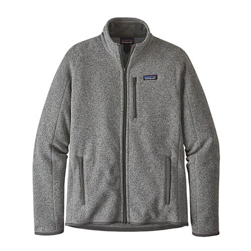 Zip-up Stand Collar Fleece Jacket Grey
