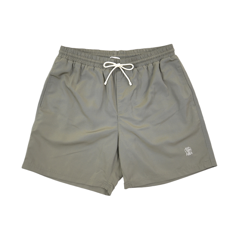 Off-White Patterned Embroidered Beach Shorts
