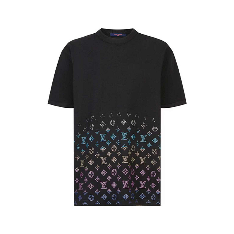 Louis Vuitton Rhinestone Knit Short Sleeve