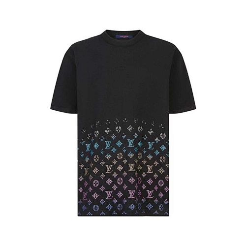 Louis Vuitton Rhinestone Knit Short Sleeve