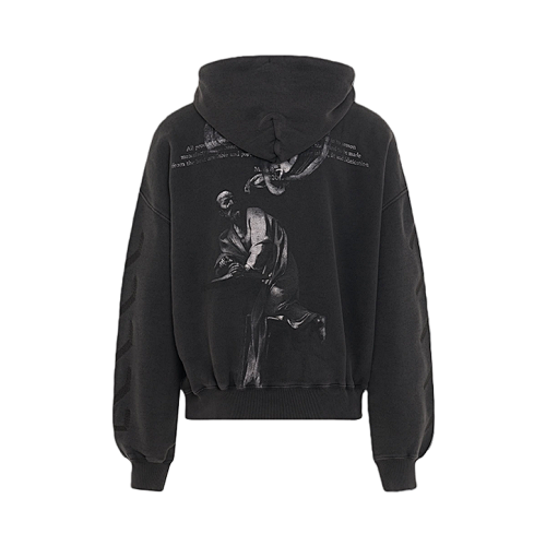 OW Saint Matthew And Angel Print Hoodie