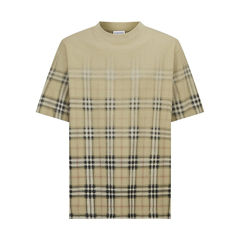 Burberry Plaid Print Short-sleeved Shirt