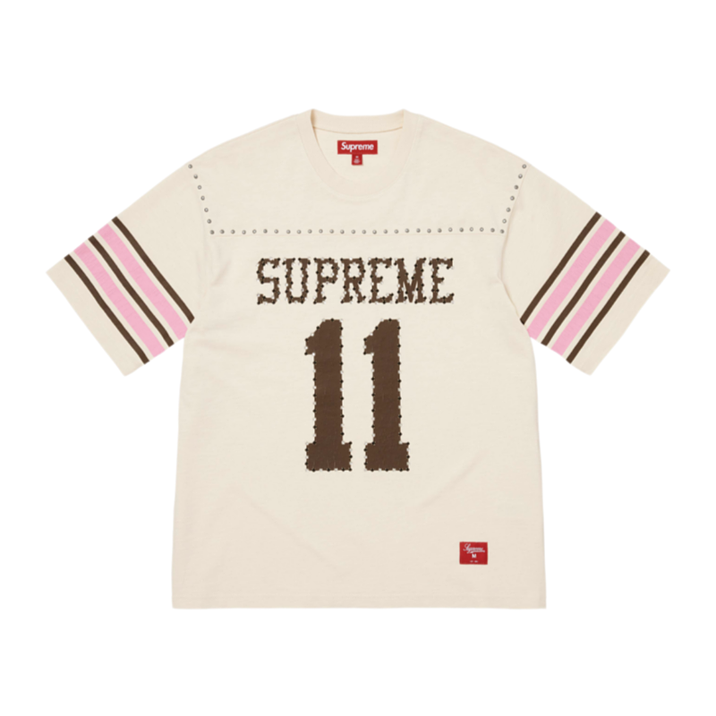 Supreme Letter-print Short-sleeve Soccer Jersey