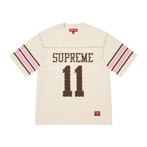 Supreme Letter-print Short-sleeve Soccer Jersey