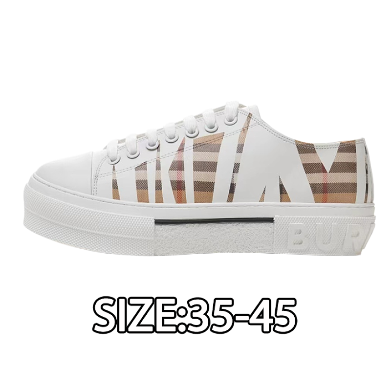 Burberry Retro Plaid Cotton Sneakers