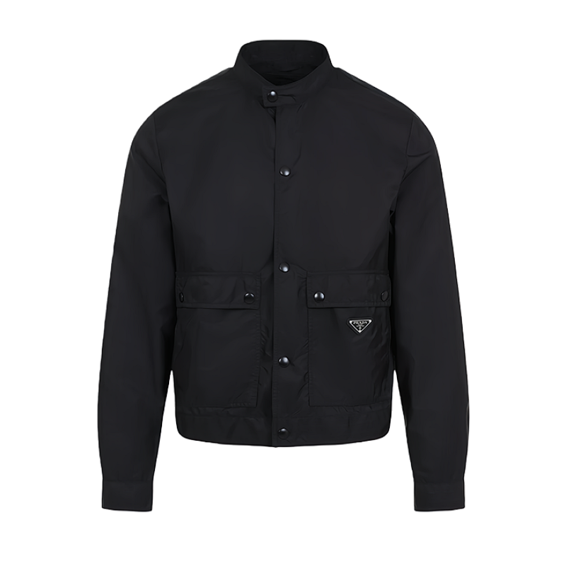Prada Double Pocket Triangle Logo Jacket