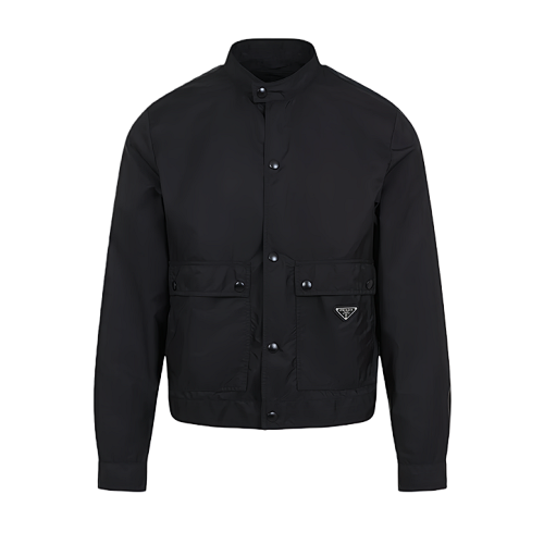 Prada Double Pocket Triangle Logo Jacket