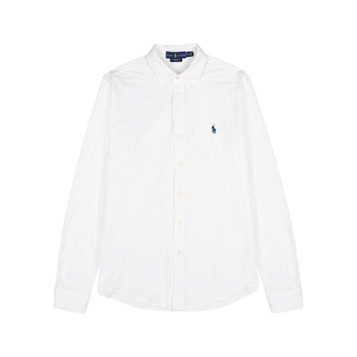 Pony Logo Linen Long-sleeved Shirt