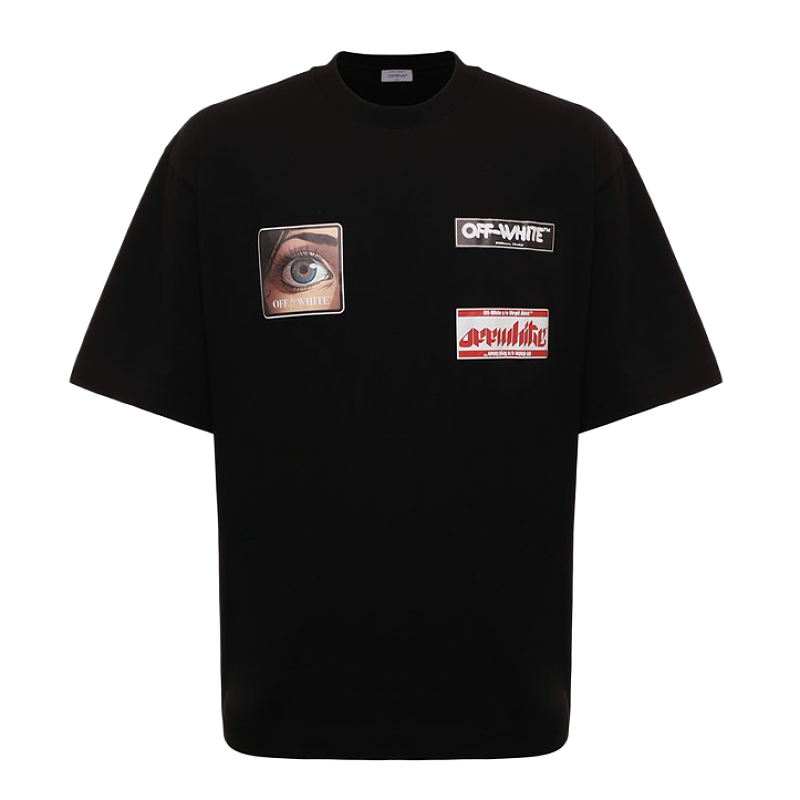 Short-sleeve T-shirt With Eye Letter Logo