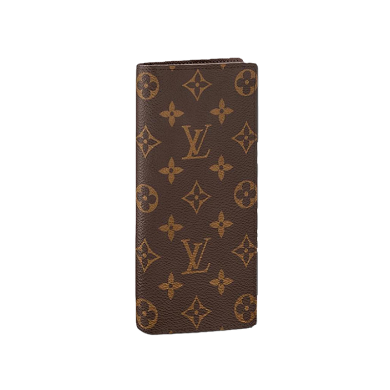 Louis Vuitton L V Black Monogram Long Wallet