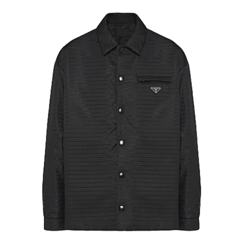Prada Triangle Logo Cotton Jacket