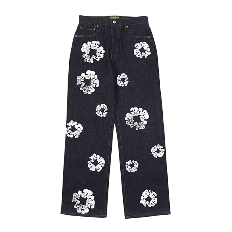 Cotton Denim Trousers