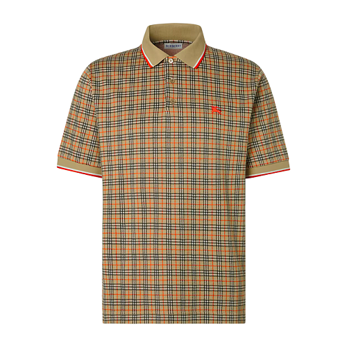 Burberry Small Logo War Horse Pattern Jacquard Short Sleeve