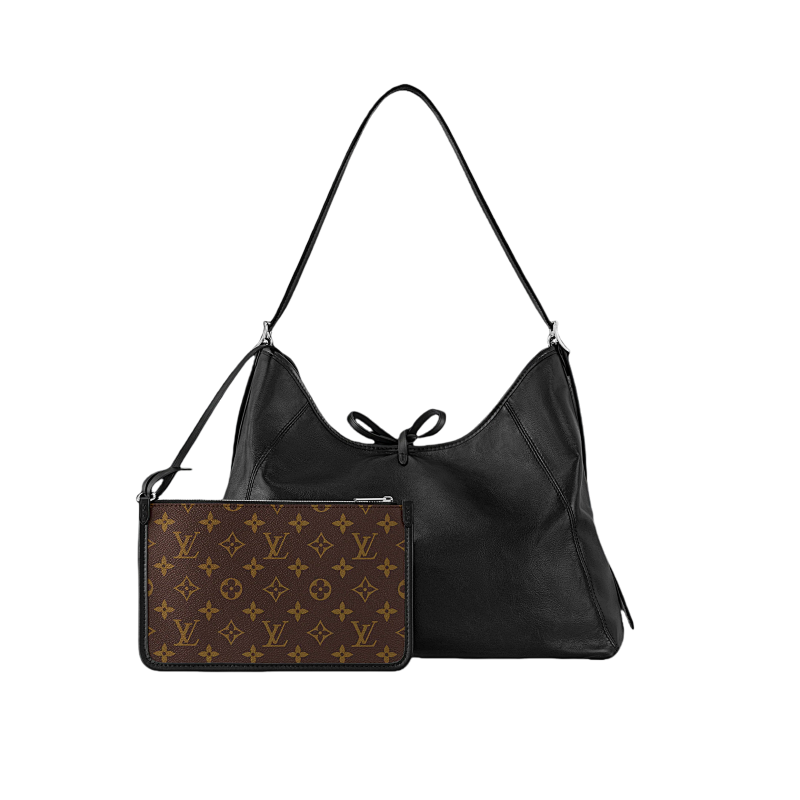 L Lambskin Shoulder Bag Carryall Medium Key Details