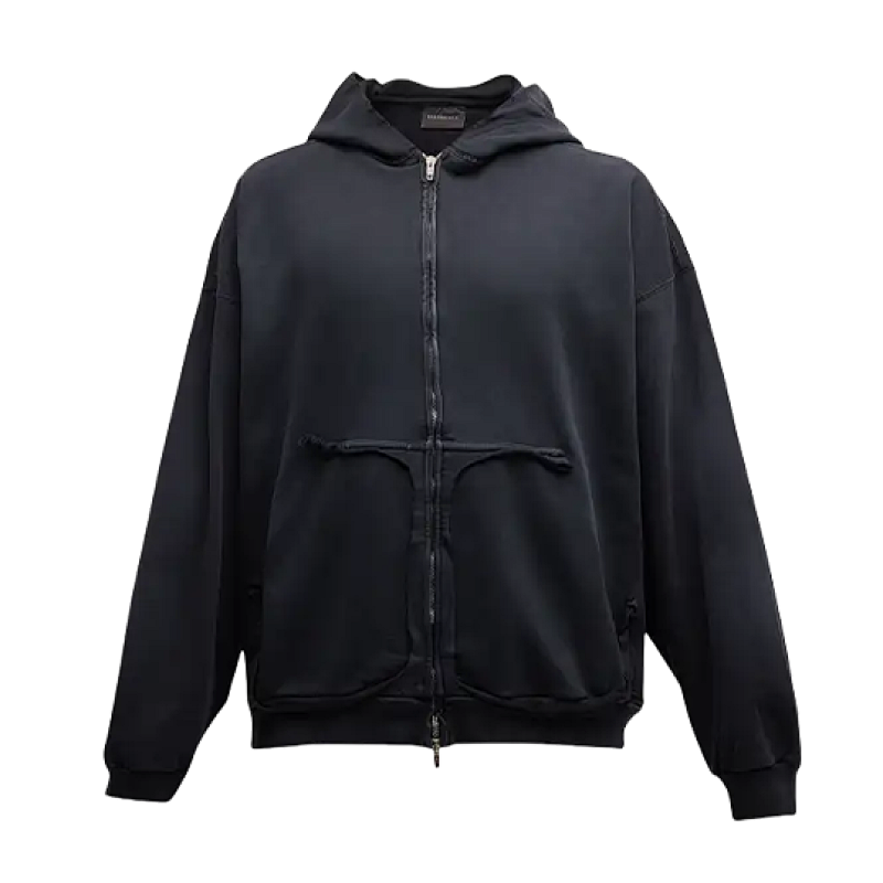 Paris Tape Zip Hoodie