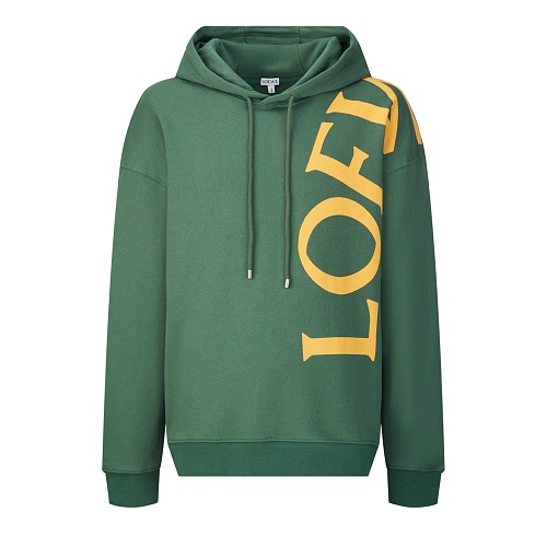 Loewe L Ewe Patchwork Printed Logo HoodieItem ID