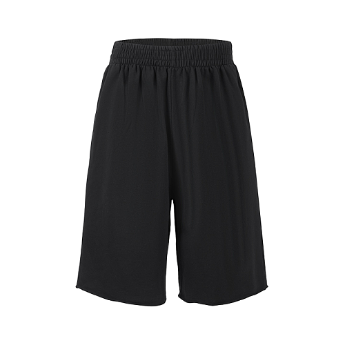 Celine Embroidered Triple-Wash Shorts