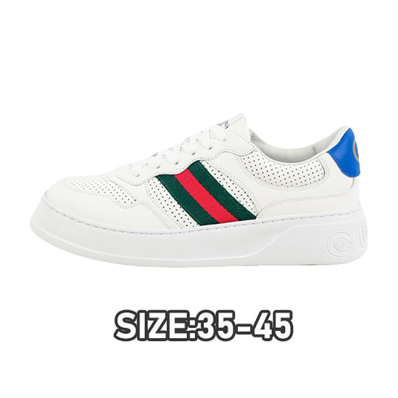 Gucci G Ucci Chunky B Screener GG White Red Green