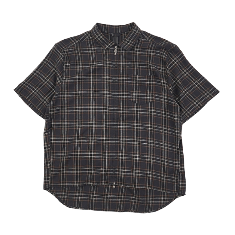 Plaid Short-Sleeve Shirt