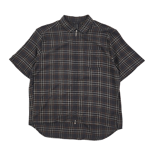 Plaid Short-Sleeve Shirt