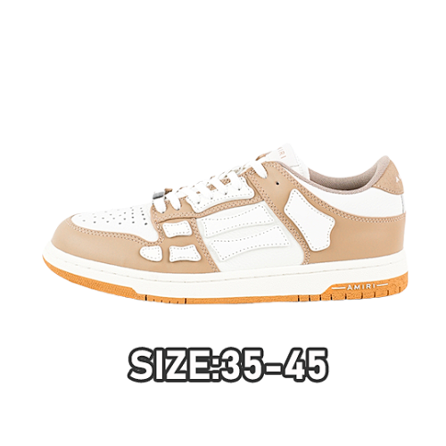 Amiri A Miri Skeleton Board Shoes White Brown