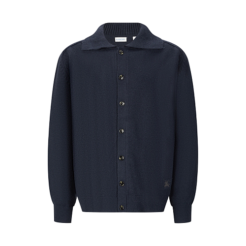 Burberry Equestrian Jacquard Logo Cardigan