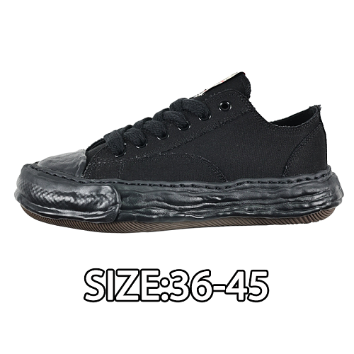Fully Vulcanized Slip-on Shoes Black