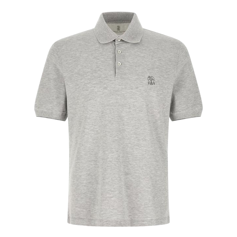 Badge Print Polo Shirt